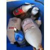 Image 2 : BIN OF MISC. OILS, PAINT, ETC.