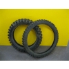 Image 1 : 2 DIRTBIKE TIRES - SZ 80/100-21 FOR FRONT & 130/80-18 FOR BACK