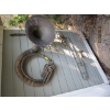 Image 1 : TUBA, TROMBONE & TRUMPET MOUNTED ON SIDE OF HOUSE