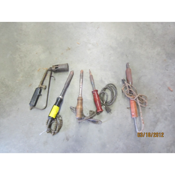ELECTRIC SOLDERING IRONS, TORCH HEAD, ETC.