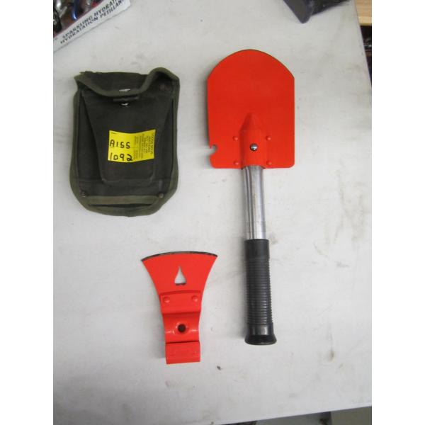 SMALL SHOVEL W/AXE HEAD ATTACHMENT