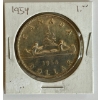 Image 1 : 1954 CDN SILVER $1 COIN