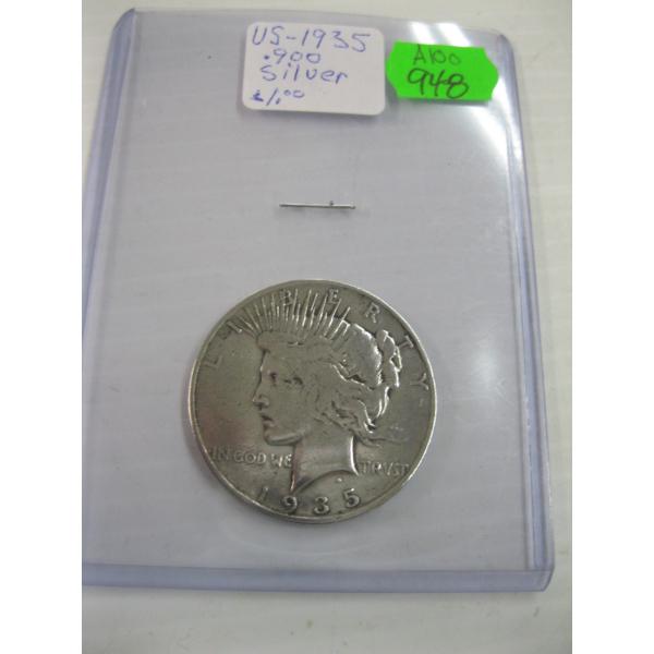 1935 US $1 COIN