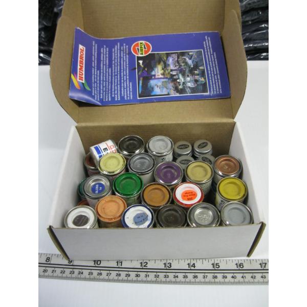 HUMBROL & TESTOR PAINTS - 1/2 TO FULL