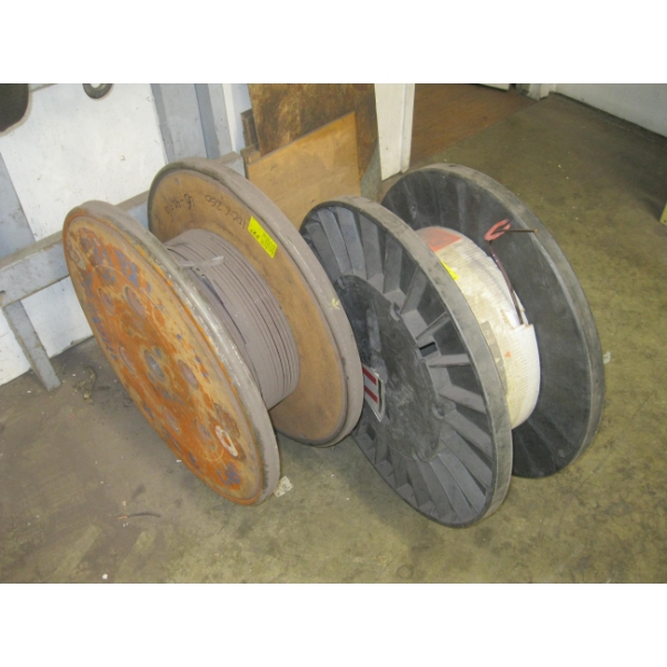 2 SPOOLS OF FLAT COPPER WIRE