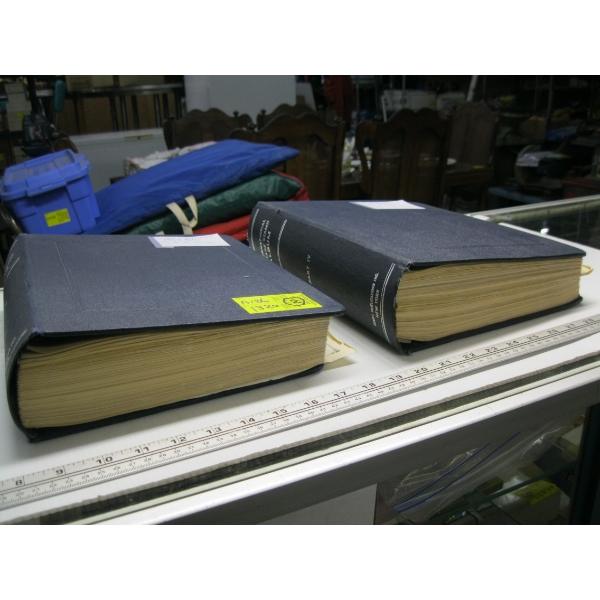 2 BINDERS OF SCOTT INTERNATIONAL STAMP ALBUMS