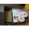 Image 3 : 2 BOXES OF MISC. CHRISTMAS ITEMS, WOOD CHEST, ETC.