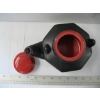 Image 5 : BLACK & RED CHINESE TEAPOT W/4 CUPS & A JOHN DEERE WATER PITCHER