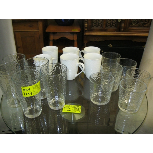 GLASSWARE & MUGS