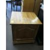 Image 3 : SINGLE DRAWER END TABLE ON WHEELS