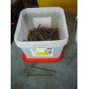 Image 4 : 3 CONTAINERS OF NAILS, SCREWS, ETC.