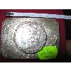 Image 1 : NAVAJO SILVER BELT BUCKLE W/1890 AMERICAN $1 COIN