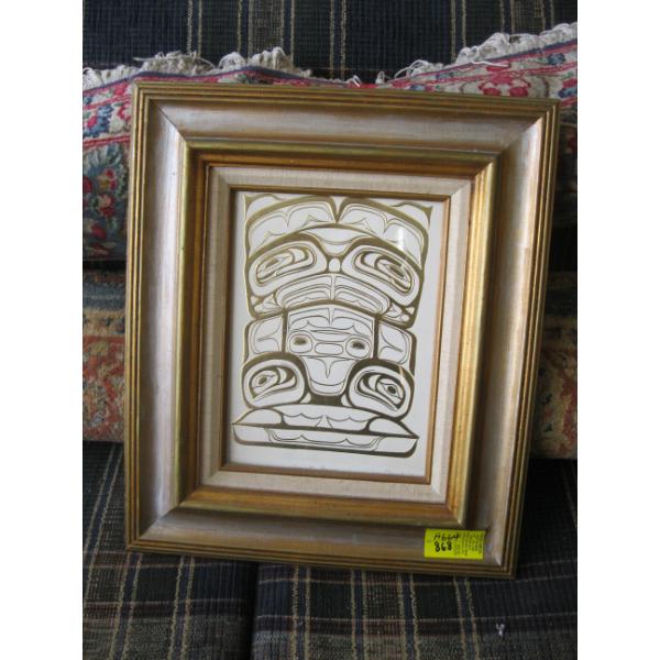 FRAMED HAIDA PRINT