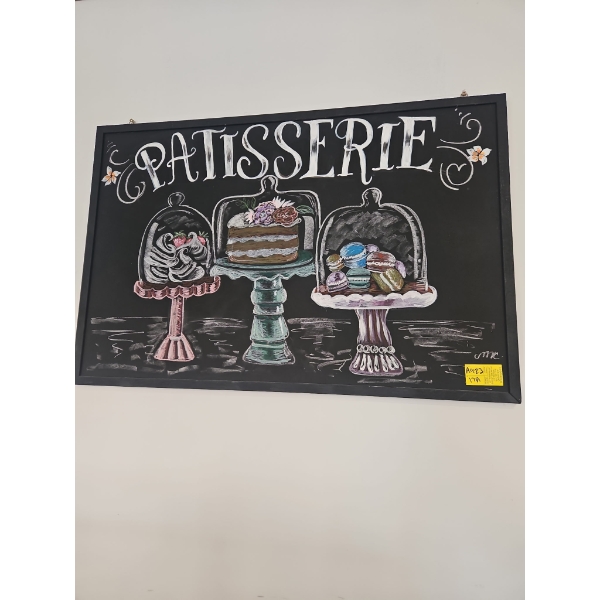 CHALKBOARD & A WHITEBOARD