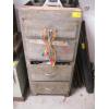 Image 1 : 4 DRAWER METAL CABINET & CONTENTS: MOSTLY ELECTRICAL