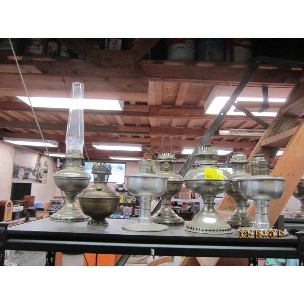 METAL OIL LAMP BASES