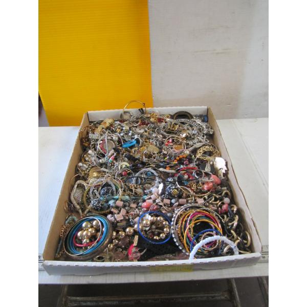 FLAT OF COSTUME JEWELLERY