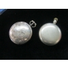 Image 2 : 1 STERLING SILVER & 1 SILVEROID POCKET WATCH PARTS