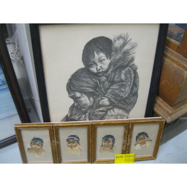 2 FRAMED PICTURES