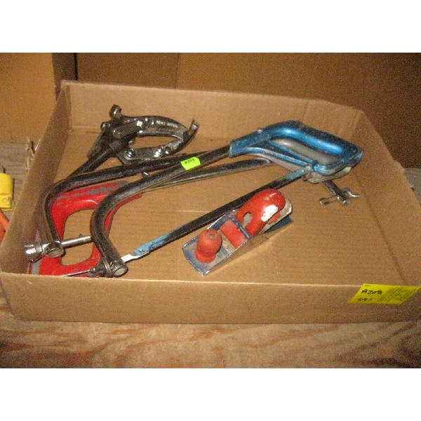 MISC. HACKSAW, WOOD PLANE, PULLER, ETC.