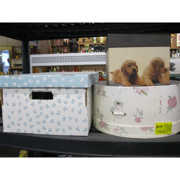 DECORATIVE STORAGE BOXES