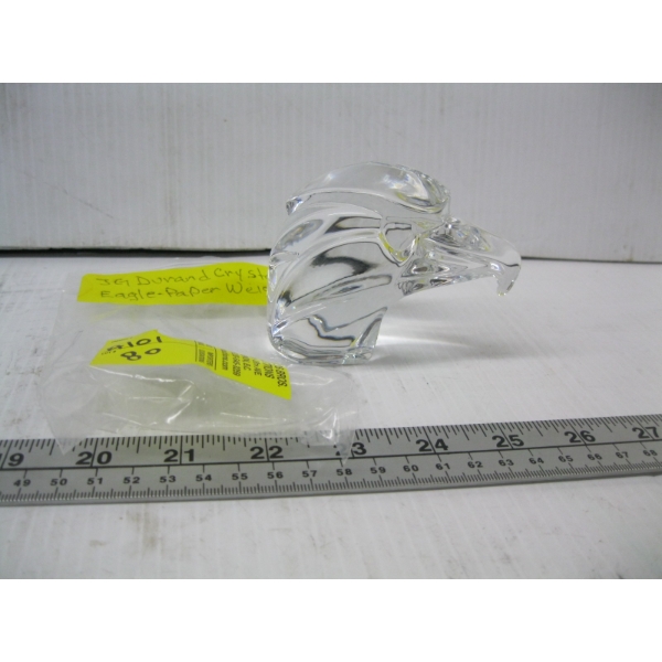 J. G. DURAND CRYSTAL EAGLE PAPER WEIGHT