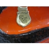 Image 3 : ES KERAMIK #2-3186 WEST GERMAN BLACK & ORANGE VASE