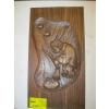 Image 1 : CARVED/SIGNED WOODEN PLAQUE (AMNICON TORONTO)