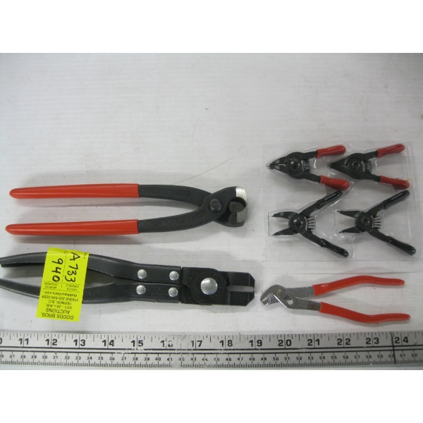 SET OF VARIOUS WRENCHES & SNAP RING WRENCHES