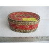 Image 1 : HANDWOVEN SEAGRASS BASKET W/PATTERN
