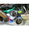 Image 2 : LG. LOT OF MISC. NUTS, BOLTS, HANDLES, CHAIN, ETC.