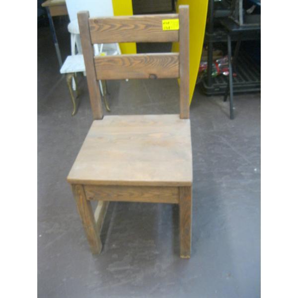 WOOD FRAMED CHAIR