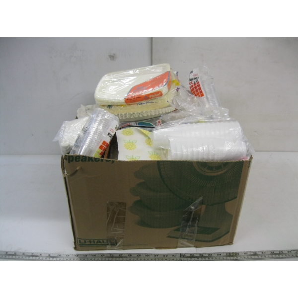 ASST. NAPKINS, CUPS, ETC.