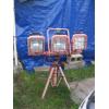 Image 1 : TRIPLE HEADED FLOODLIGHT ON TRIPOD