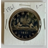 Image 1 : 1961 CDN SILVER $1 COIN