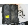 Image 1 : PAIR OF LEATHER RIDING LEG COVERS & PAIR OF SPURS