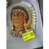 Image 6 : 4 CHALKWARE NATIVE HEADS