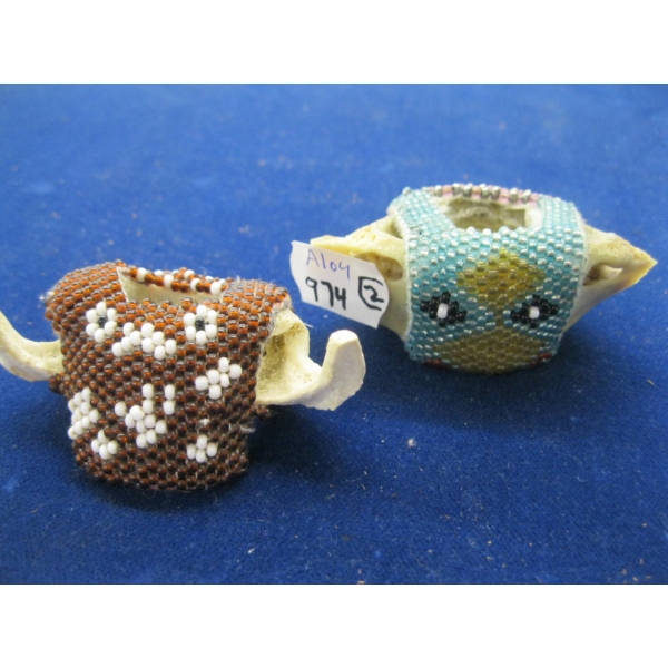 2 BEADED SCARF SLIDES