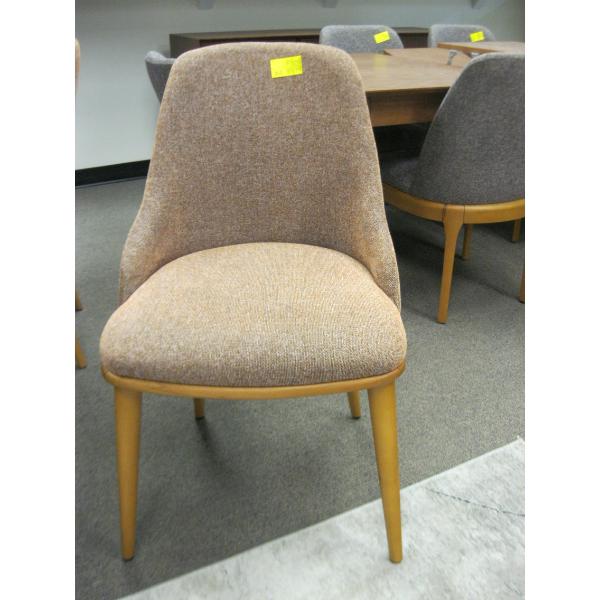 REDDISH WOOD BASED DINING CHAIR