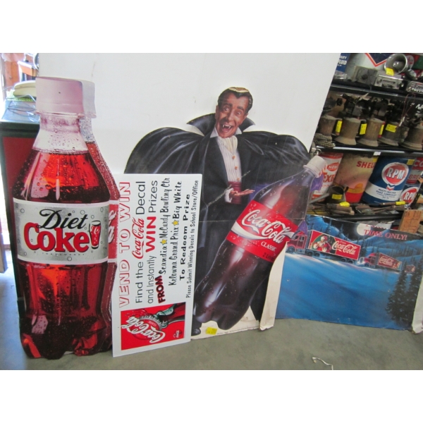ASST. COCA COLA DISPLAY SIGNS