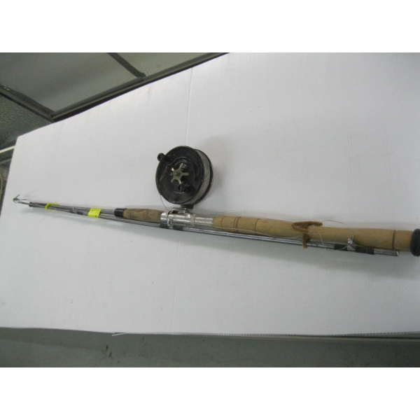 TROLLING ROD & STEEL LINE REEL