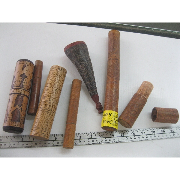 7 INDONESIAN INSENCE HOLDERS