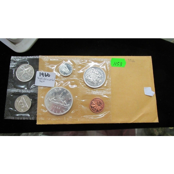 1966 UNCIRCULATED CANADIAN COIN SET