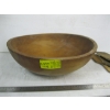 Image 2 : LG. WOODEN DOUGH PROOF BOWL W/WOODEN SPATULAS
