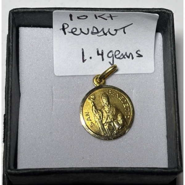 10KT PENDANT, 1.4G