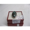 Image 2 : STERLING .925 SILVER RING W/LG. STONE, 9.5G, SZ 9