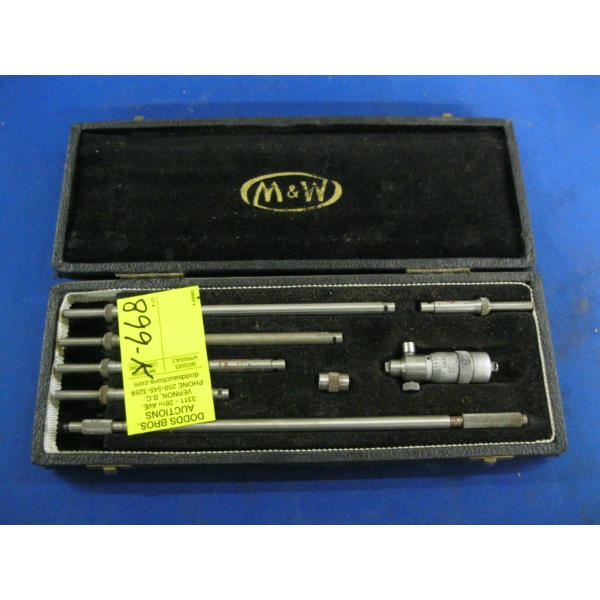 M&W INSIDE MICROMETER SET
