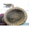 Image 4 : COUSHATTA LG. OWL PINE NEEDLE WOVEN BASKET