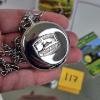 Image 6 : JOHN DEERE POCKET WATCH, BOX OF ASST'D CUFFLINKS & A DECK OF CARDS