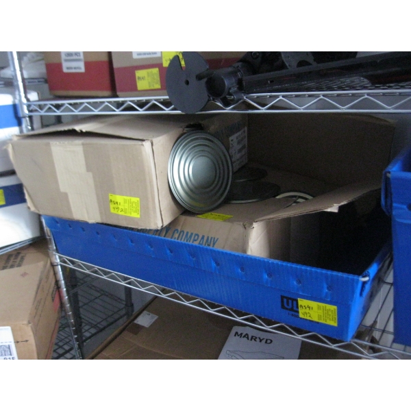 2 BOXES  TIN CAN LIDS